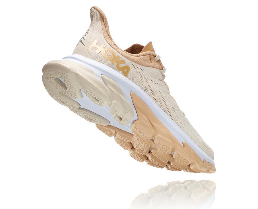 Hoka Australia One One Clifton Edge - Womens Running Shoes Beige - JFRXU-5142